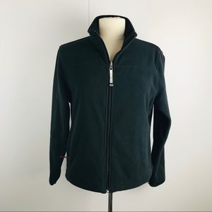 L.L. Bean Black Full Zip Fleece Small Jacket